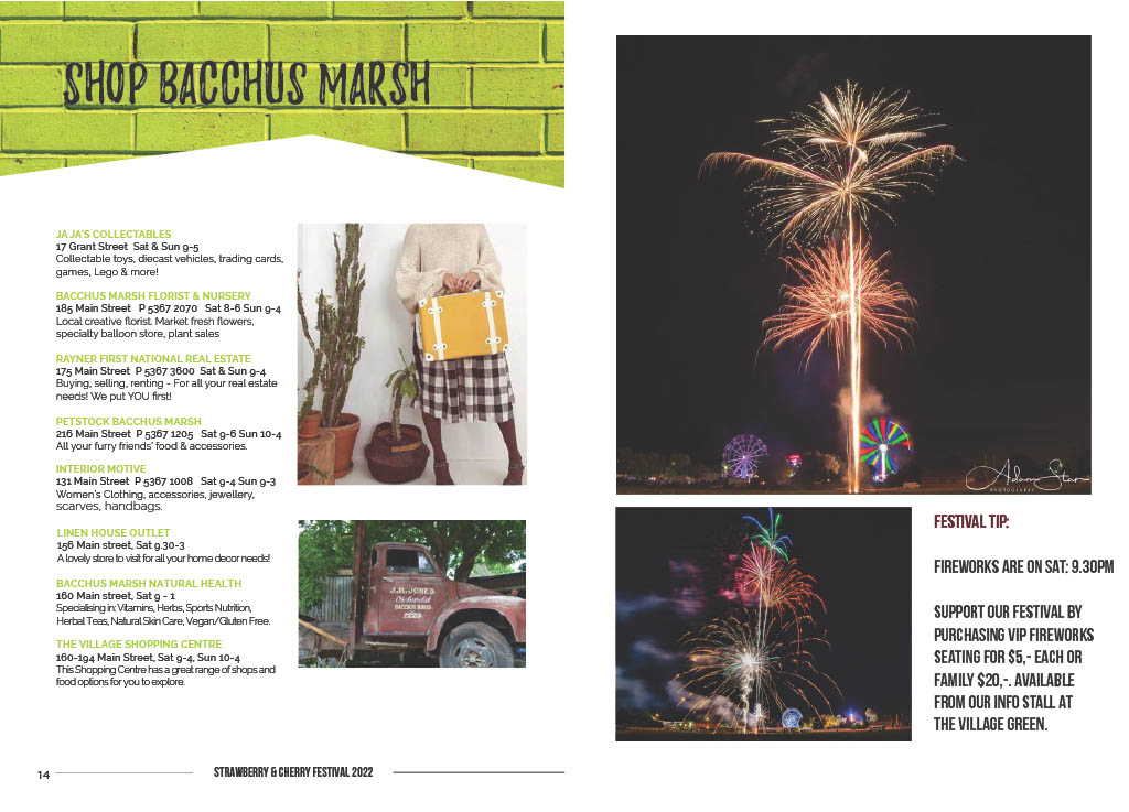 8th page booklet - shop Bacchus Marsh